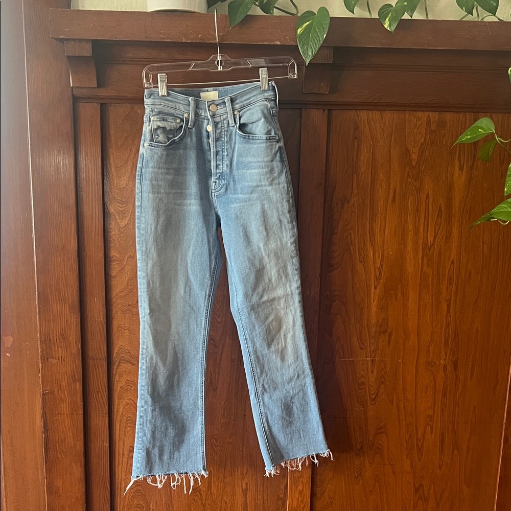 ✨MOTHER Light Blue Straight Leg Jeans